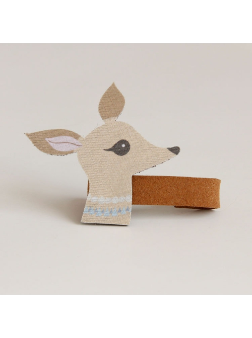 Coffee Color Christmas Deer Cute Fashion Baby Girl Cartoon Creative Holiday Duckbill Hairpin
