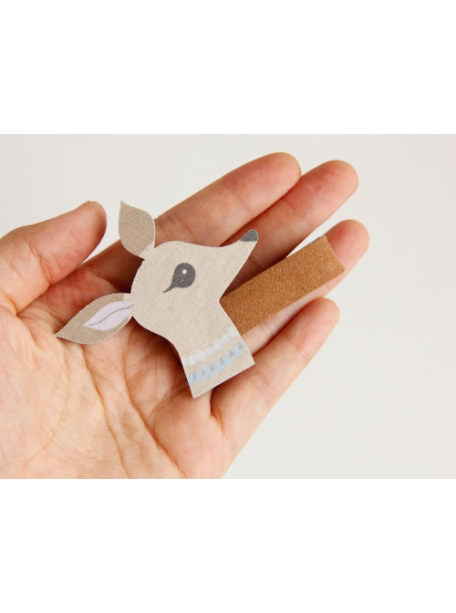 Coffee Color Christmas Deer Cute Fashion Baby Girl Cartoon Creative Holiday Duckbill Hairpin