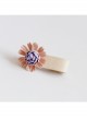 Princess Fashion Cute Child Pink Purple Flower Girl Baby Mini Hairpin
