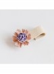 Princess Fashion Cute Child Pink Purple Flower Girl Baby Mini Hairpin