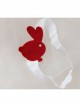 Cute Red Bunny Female Baby Child Princess Stretch Simple Fashion Hairband