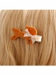 Cartoon Cute Fashion Simple Fox Bow Female Child Baby Half-Wrapped Hairpin