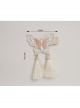 Fashion Retro Festival Baby Girl White Lace Butterfly Tassel Hairpin