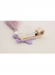 Purple Star Tassel White Lace Cute Fashion Female Baby Child Hairpin
