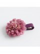 Princess Cute Fashion Girl Child Baby Purple Fabric Flower Hairpin