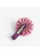 Princess Cute Fashion Girl Child Baby Purple Fabric Flower Hairpin
