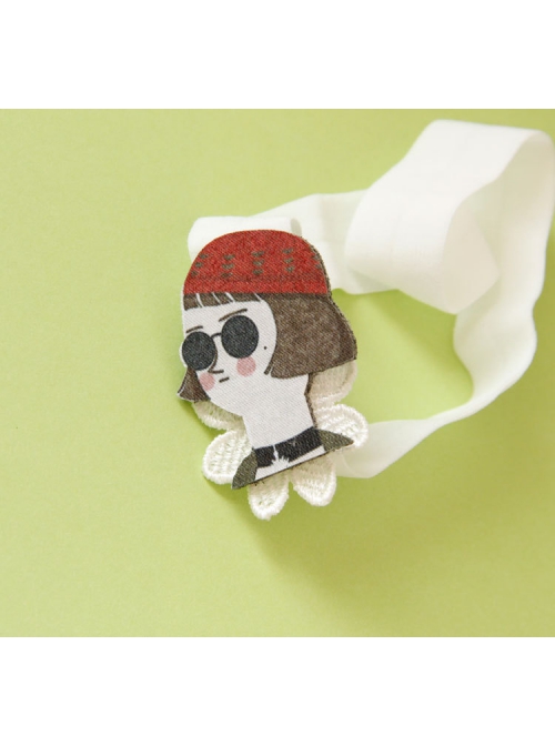 Festival Birthday Cartoon Sunglasses Girl Fashion Cute Girl Child Princess Baby Elastic Hair Band
