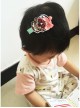 Skull Pink Bow Cute Fashion Girl Child Baby Trend Blue Duckbill Hairpin