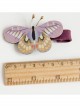 Baby Girl Holiday Birthday Fashion Cute Purple Butterfly Creative Baby Edging Duckbill Hairpin