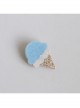 Cute Fashion Trend Multicolor Ice Cream Retro Felt Cloth Sweater Brooch