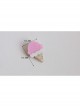 Cute Fashion Trend Multicolor Ice Cream Retro Felt Cloth Sweater Brooch