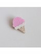 Cute Fashion Trend Multicolor Ice Cream Retro Felt Cloth Sweater Brooch