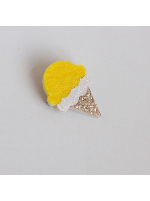 Cute Fashion Trend Multicolor Ice Cream Retro Felt Cloth Sweater Brooch