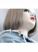 Creative Cartoon Hat And Beard Male Simple Fabric Male Female Retro Fashion Brooch