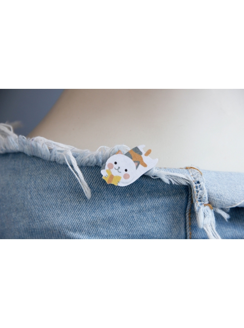 Cartoon Kitten Cute Fashion Trend Funny Children Female Cardigan Brooch