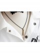 Fashion Retro Gothic All-Match Black Lace Flower Chain Dagger Personalized Collar