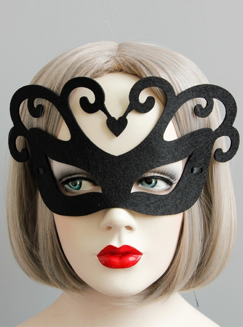 Queen Adult Halloween Christmas Fashion Retro Multicolor Characteristic Pattern Half Face Mask