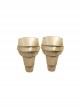 Eternals Thena Beige Battle Suit Design Combination 2 Halloween Cosplay Costume Golden Shoulder Armors