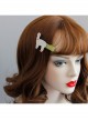 Personality Fun Fashion Cartoon Alpaca Cute Female Child Green Hairpin