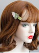 Cute Fashion Childlike Cartoon Christmas Tree Old Man Holiday Green Hairpin