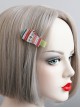 Christmas Fashion Retro Cute Funny Adult Cartoon Color Gloves Duckbill Hairpin