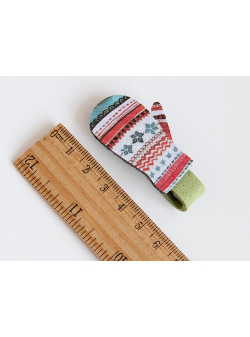 Christmas Fashion Retro Cute Funny Adult Cartoon Color Gloves Duckbill Hairpin