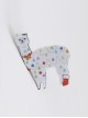 Christmas Creative Fashion Cute Personality Cartoon Alpaca Animal Brooch