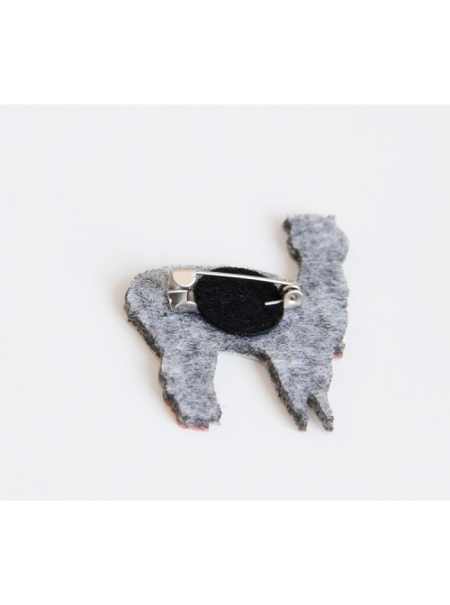 Christmas Creative Fashion Cute Personality Cartoon Alpaca Animal Brooch