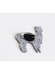 Christmas Creative Fashion Cute Personality Cartoon Alpaca Animal Brooch