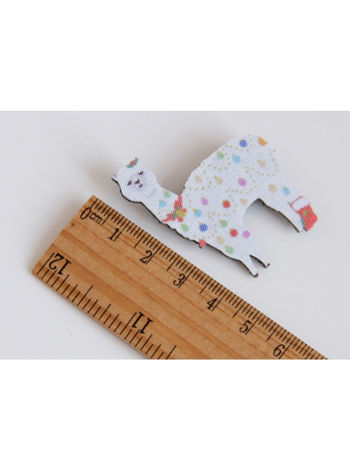 Christmas Creative Fashion Cute Personality Cartoon Alpaca Animal Brooch