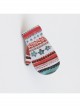 Retro Fashion Christmas Cute Cartoon Color Pattern Gloves Cloth Brooch