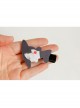 Fashion Creative Simplicity Black Retro Female Profile Face Duckbill Hairpin