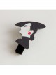 Fashion Creative Simplicity Black Retro Female Profile Face Duckbill Hairpin