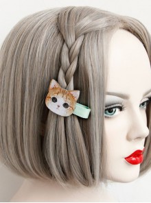 Childlike Holiday Birthday Fashion Cute Cartoon Kitten Duckbill Hairpin