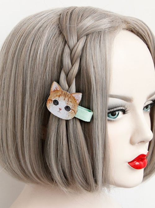 Childlike Holiday Birthday Fashion Cute Cartoon Kitten Duckbill Hairpin