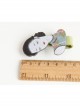 Personality Simplicity Creativity Retro Black Hair Eyes Closed Cheongsam Woman Duckbill Hairpin