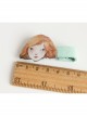 Cute Fashion Funny Children Birthday Holiday Cartoon Yellow-haired Girl Princess Hairpin