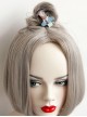Retro Fashion Funny Fabric Cute Cartoon Hat Suit Giraffe Blue Hairpin
