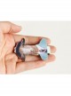 Retro Fashion Funny Fabric Cute Cartoon Hat Suit Giraffe Blue Hairpin