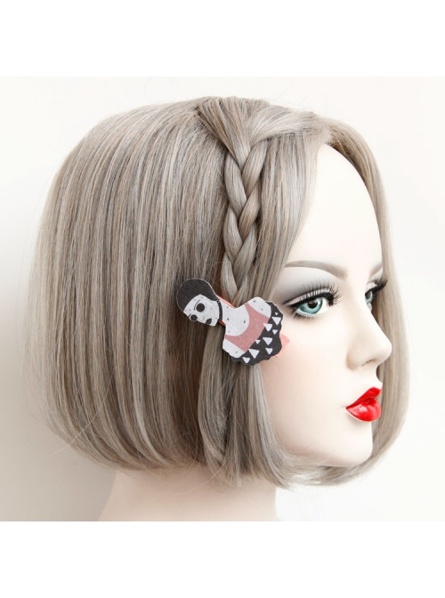 Personality Cartoon Retro Fashion Cartoon Sunglasses Cool Girl Cloth Art Vacation Travel Hairpin