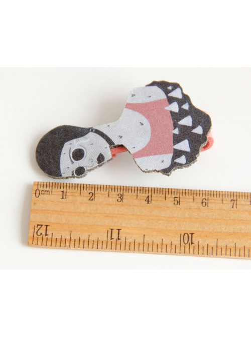 Personality Cartoon Retro Fashion Cartoon Sunglasses Cool Girl Cloth Art Vacation Travel Hairpin