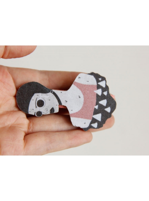 Personality Cartoon Retro Fashion Cartoon Sunglasses Cool Girl Cloth Art Vacation Travel Hairpin