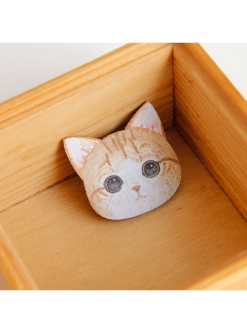 Cute Fashion Cartoon Cat Birthday Holiday Retro Female Child Brooch