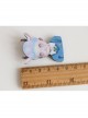 Cartoon Horns Elf Girl Cute Fashion Retro Fabric Simple Brooch