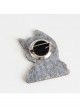 Simple Cute Fashion Cartoon Kimono Cat Children Girls Fabric Brooch