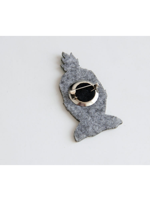 Fashion Trend Cute Personality Cartoon Pineapple Head Man Brooch