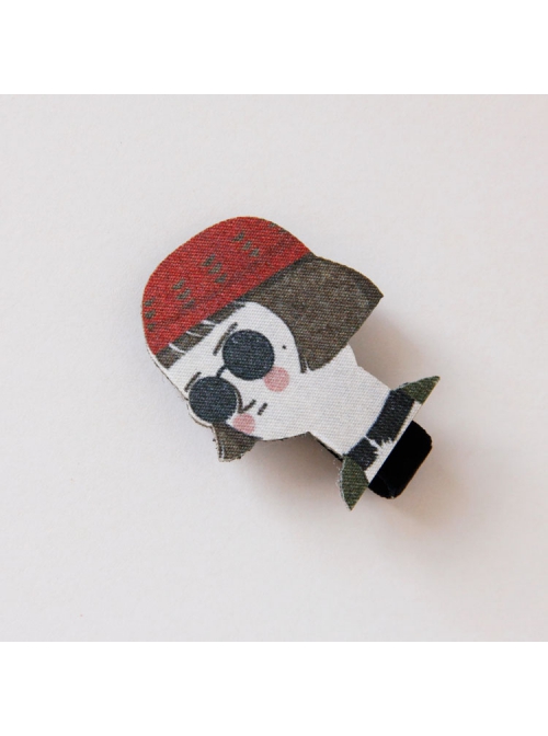 Personality Cute Funny Fashion Cartoon Sunglasses Short Hair Girl Hairpin