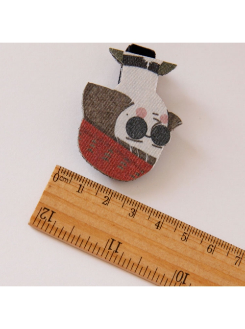Personality Cute Funny Fashion Cartoon Sunglasses Short Hair Girl Hairpin