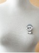 Creative Cartoon Cute Fashion Trend Hat Sunglasses Male Brooch