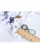 Fashion Baroque Vintage White Lace Blue Artificial Gemstone Pendant Female Short Necklace